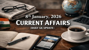 08th January, 2026 Current Affairs (Daily GK Update)