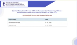 IBPS PO Final Result