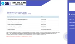 SBI CBO Apply Online 2026