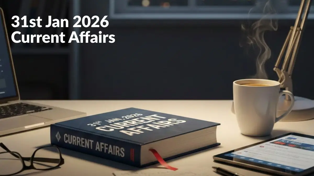 31st January, 2026 Current Affairs (Daily GK Update)