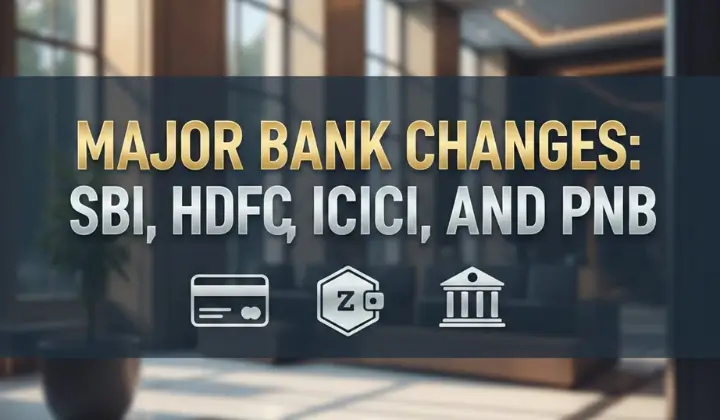 Major Bank Changes SBI, HDFC, ICICI, and PNB