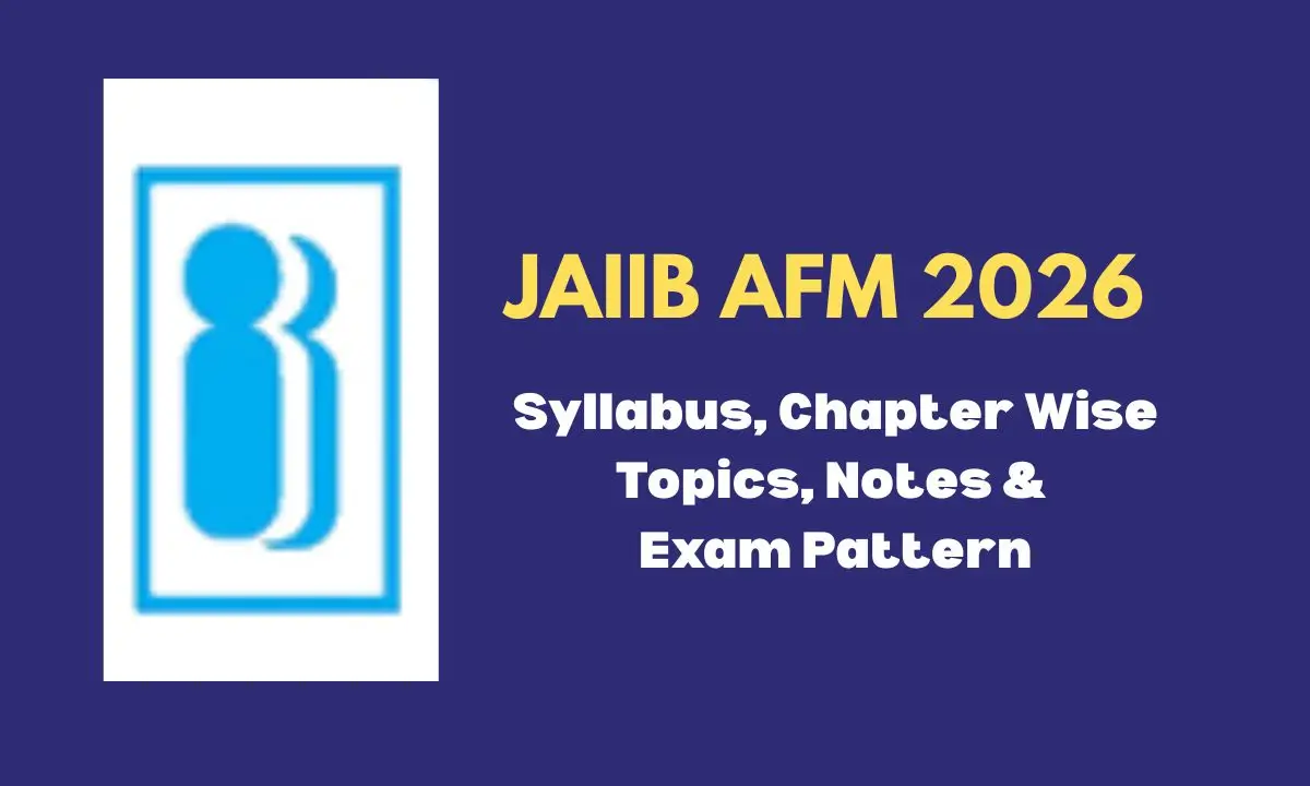JAIIB AFM 2026