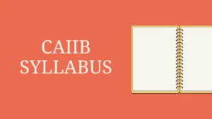 CAIIB Syllabus