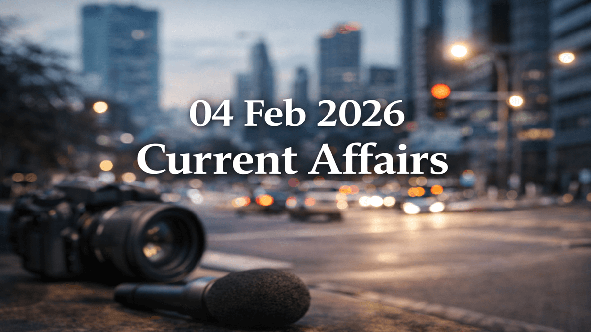 Daily Current Affairs and GK Updates (04th February 2026)