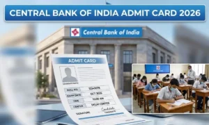 CBI Foreign Exchange Officer & Marketing Officer Admit Card 2026