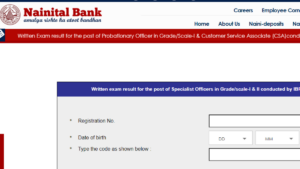 Nainital Bank SO Result 2026 Out @ nainitalbank.in, Download Link