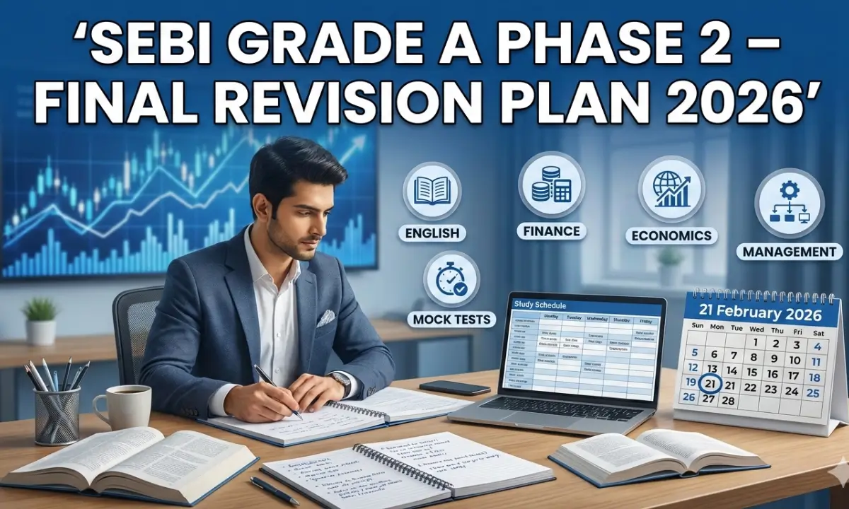 Final Revision Plan for SEBI Grade A Phase 2 2026 with Subject-Wise Strategy