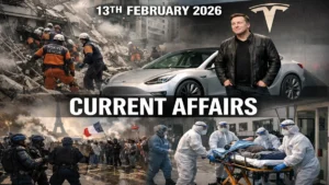 Daily Current Affairs and GK Updates (13th February 2026)