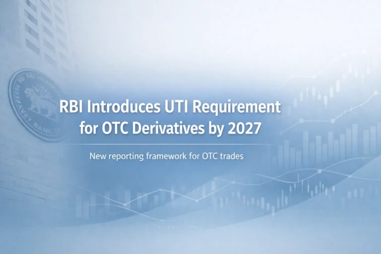 RBI Introduces UTI Requirement for OTC Derivative Transactions by 2027
