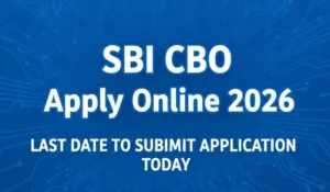 SBI CBO Apply Online 2026