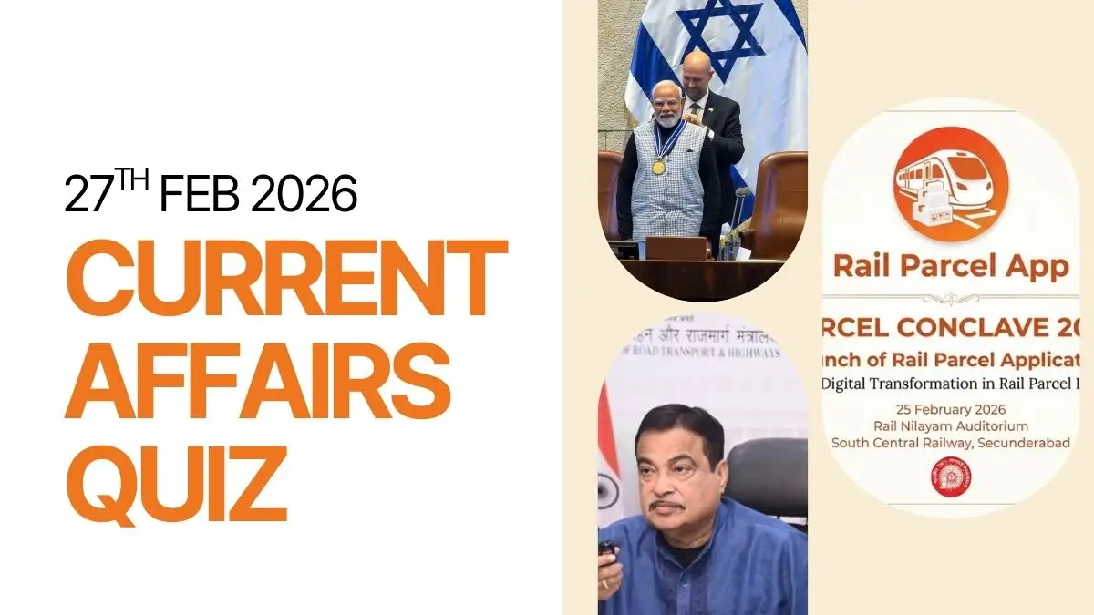 Daily Current Affairs Quiz 27th February 2026 Check Important Questions Here