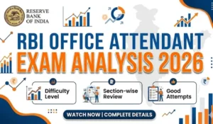RBI Office Attendant Exam Analysis 2026