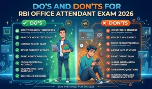 Do’s and Don’ts for RBI Office Attendant Exam 2026