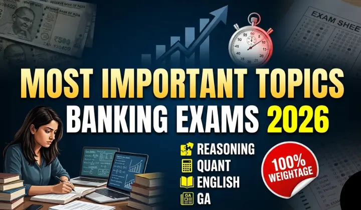 Most Important Topics for Banking Exams 2026