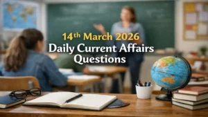 Daily Current Affairs Quiz 14th March 2026 Check Important Questions Here