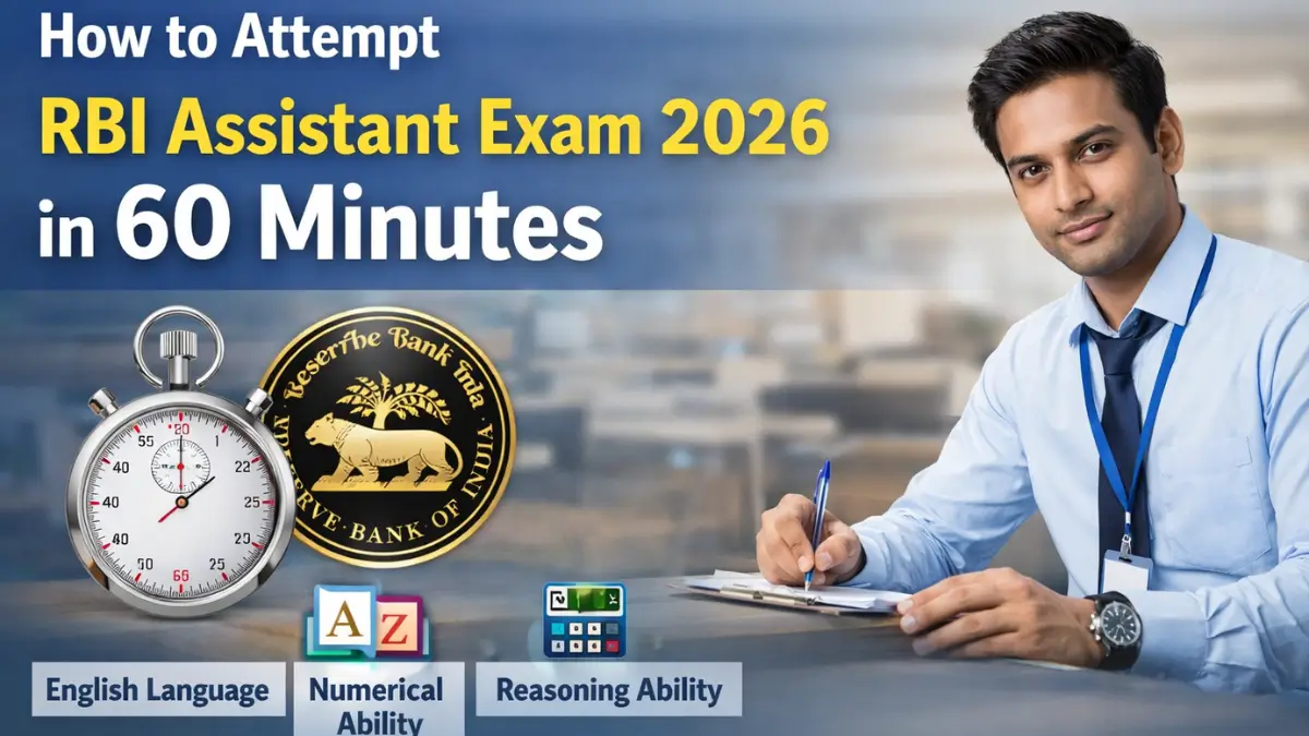 How to Attempt RBI Assistant Exam 2026 in 60 Minutes