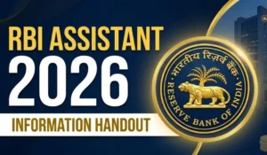 RBI Assistant Information Handout 2026