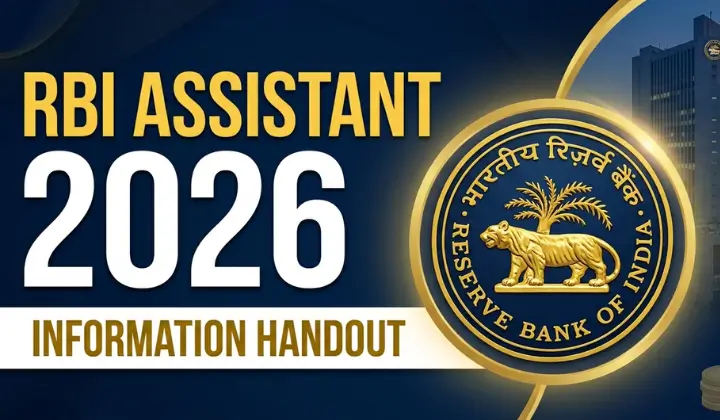 RBI Assistant Information Handout 2026