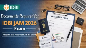 Documents Required for IDBI JAM 2026 Exam, Check Complete Checklist