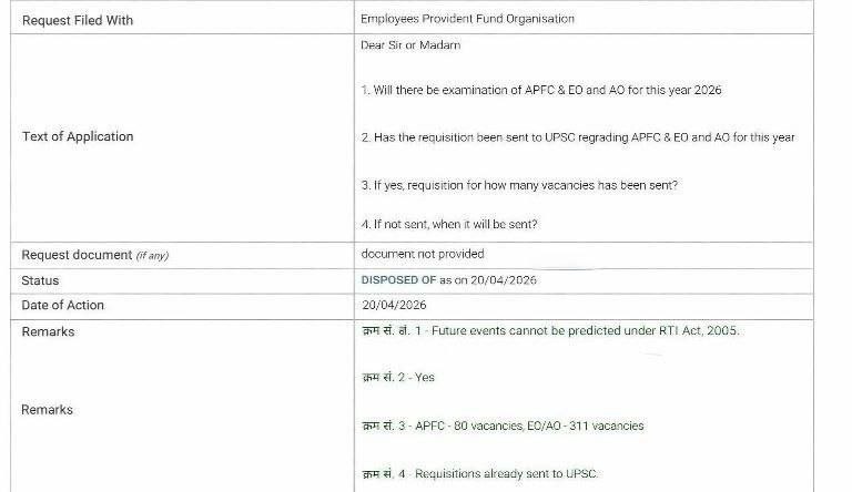 UPSC EPFO Recruitment 2026 Notification To Be Announced Soon For 391 EO/AO and APFC Posts_3.1