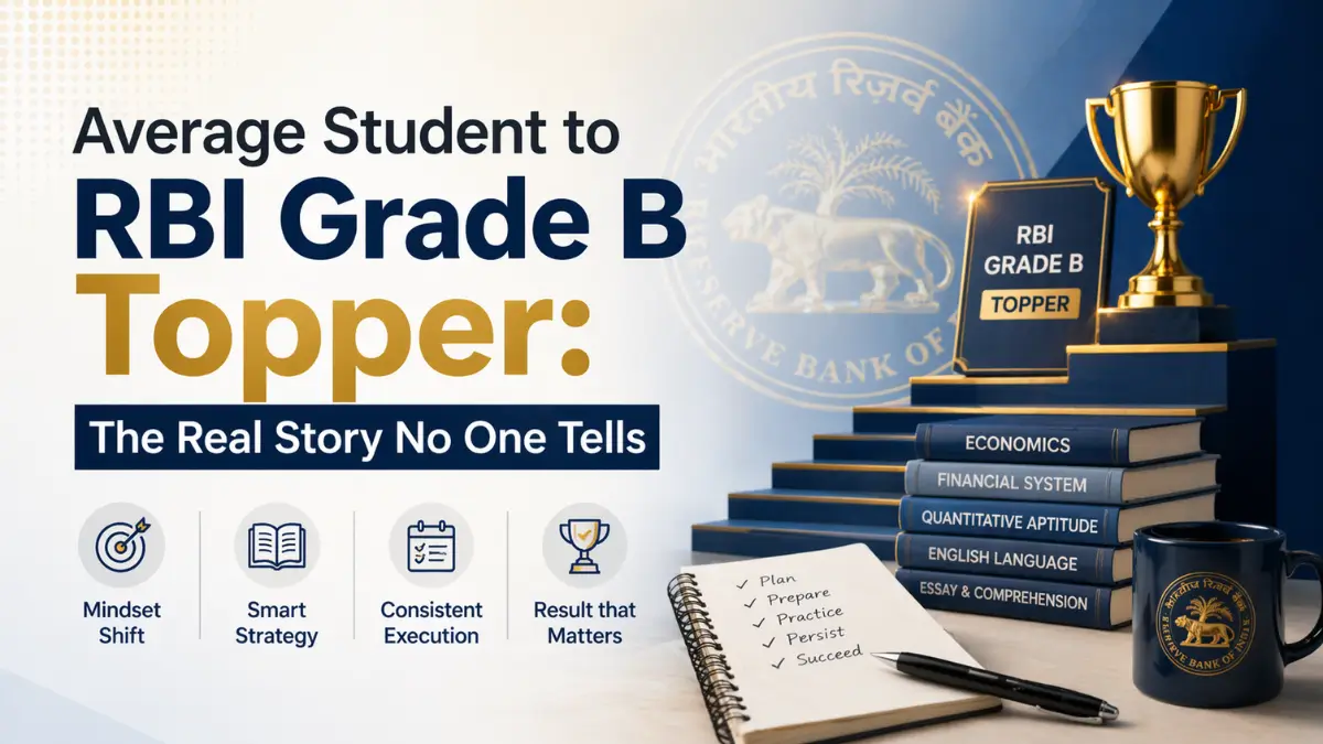 Average Student to RBI Grade B Topper The Real Story No One Tells