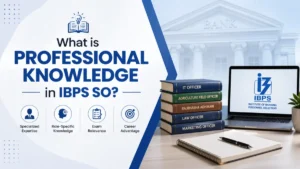 What is Professional Knowledge in IBPS SO