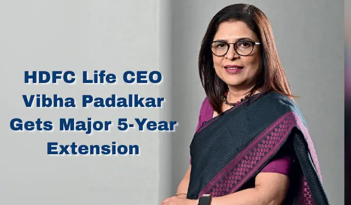 HDFC Life CEO Vibha Padalkar Gets Major 5-Year Extension