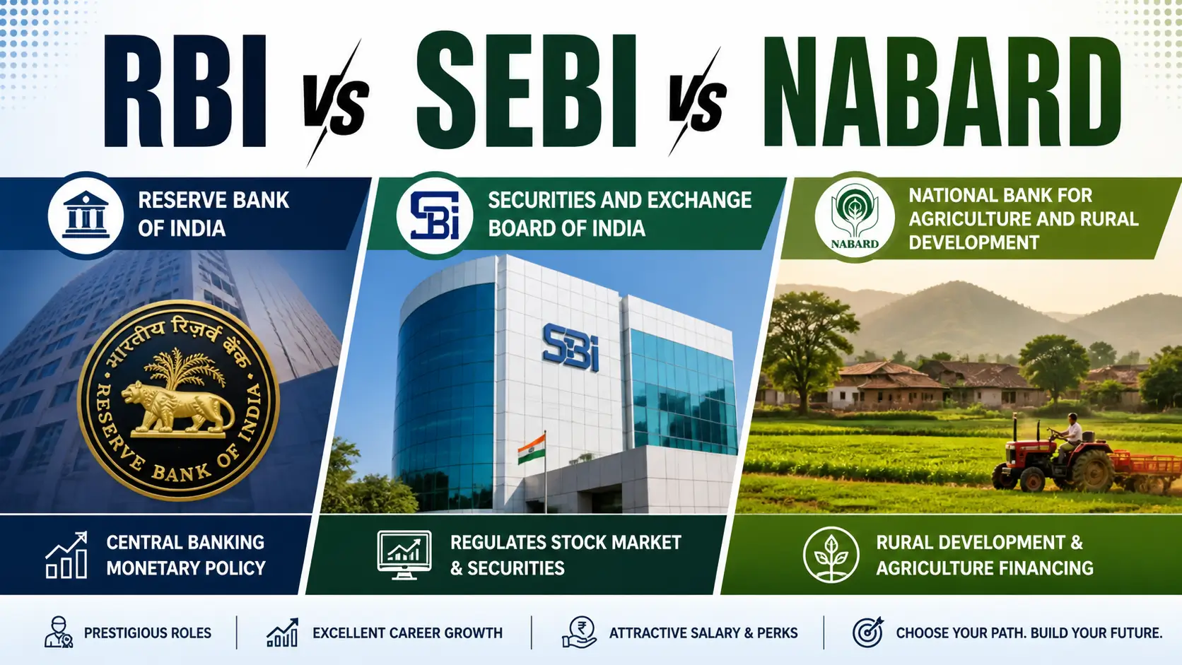 RBI vs SEBI vs NABARD