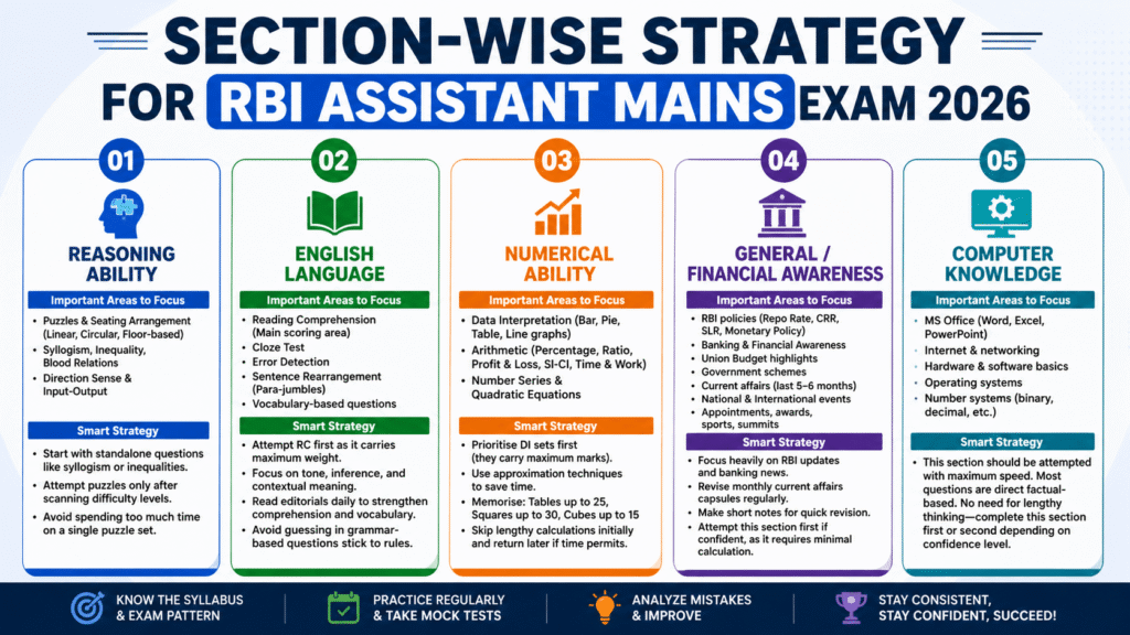 Section-Wise Strategy for RBI Assistant Mains Exam 2026 – Home_3.1