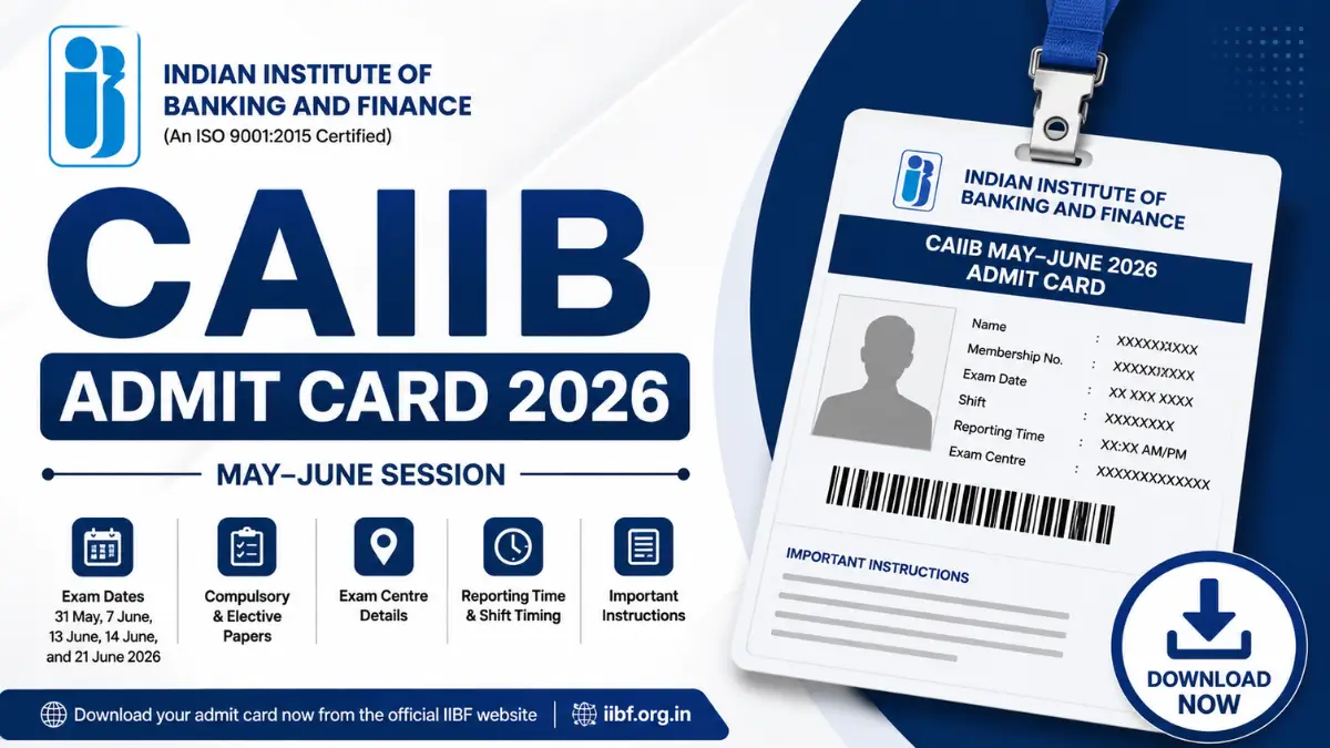 CAIIB Admit Card 2026