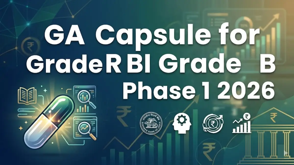 GA Capsule for RBI Grade B 2026