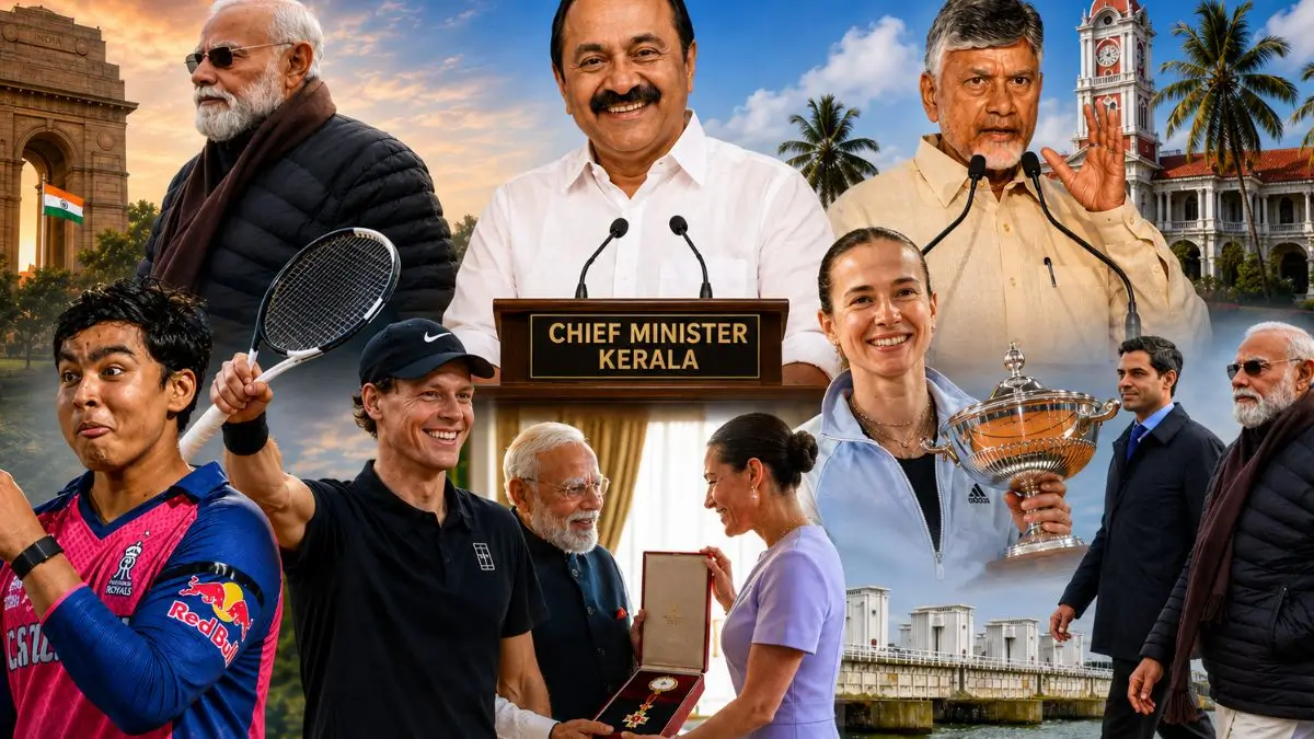 Sweden's Higher Honor To PM Modi, Kerala CM Oath, PM