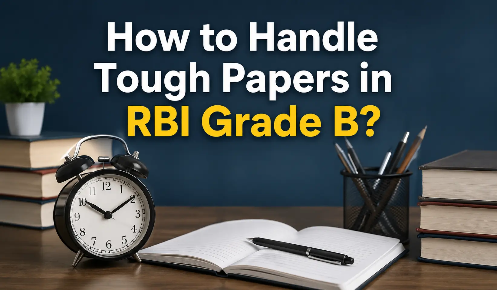 How to Handle Tough Paper in RBI Grade B