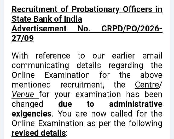 SBI PO Admit Card 2026 Out @sbi.bank.in, Download Prelims Call Letter PDF – Home_3.1