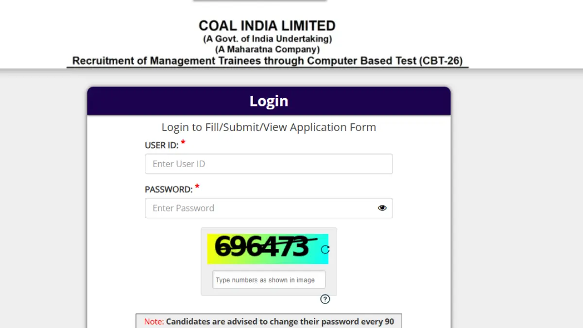 Coal India Management Trainee Admit Card 2026 Out