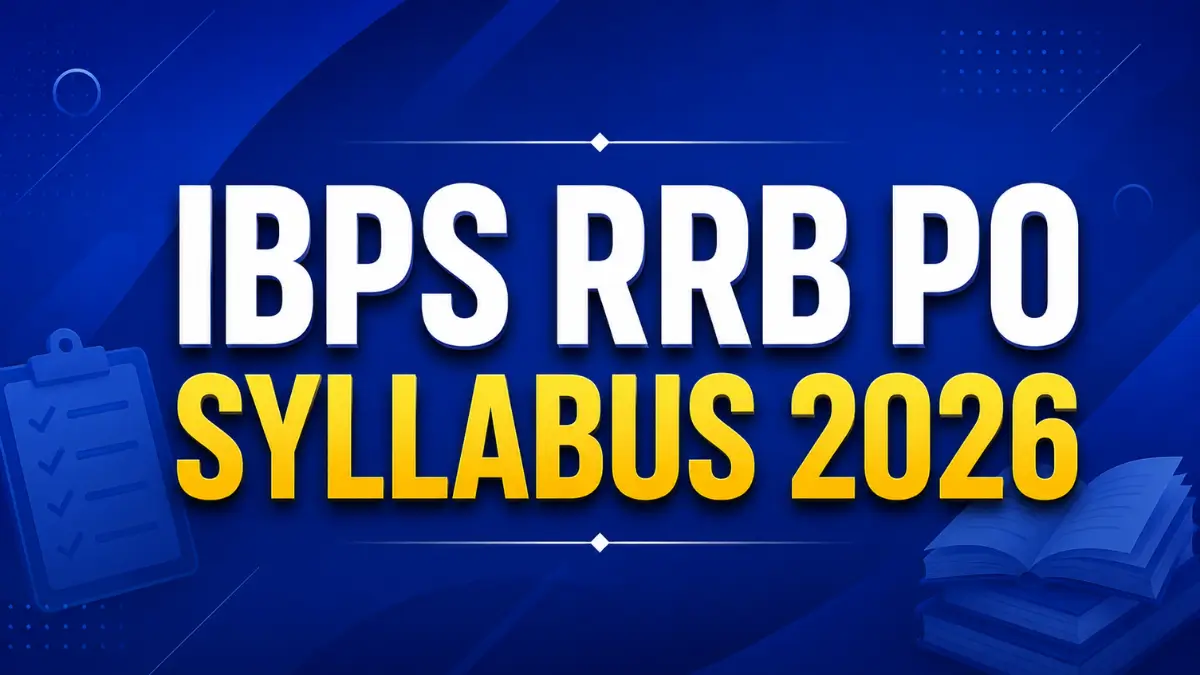 IBPS RRB PO Syllabus 2026
