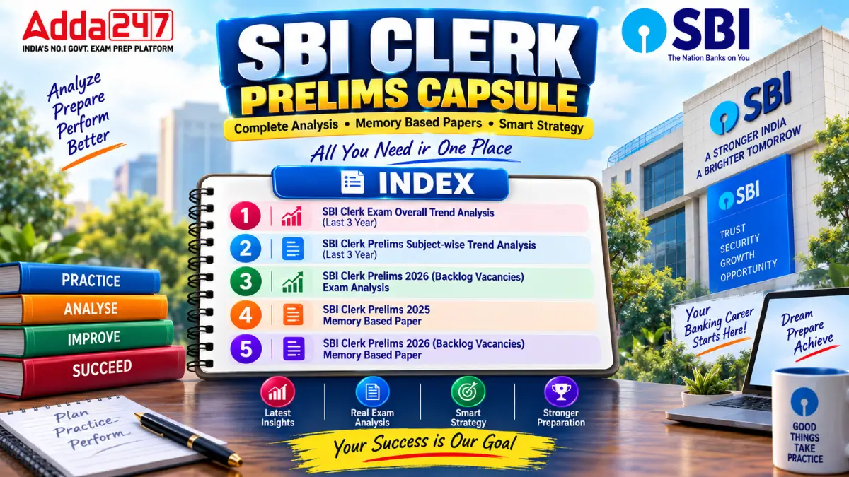 SBI Clerk Prelims Capsule 2026