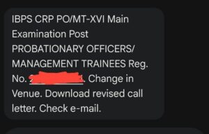 IBPS PO Mains Exam Centre 2026 Changed, Download Revised Call Letter – Home_3.1