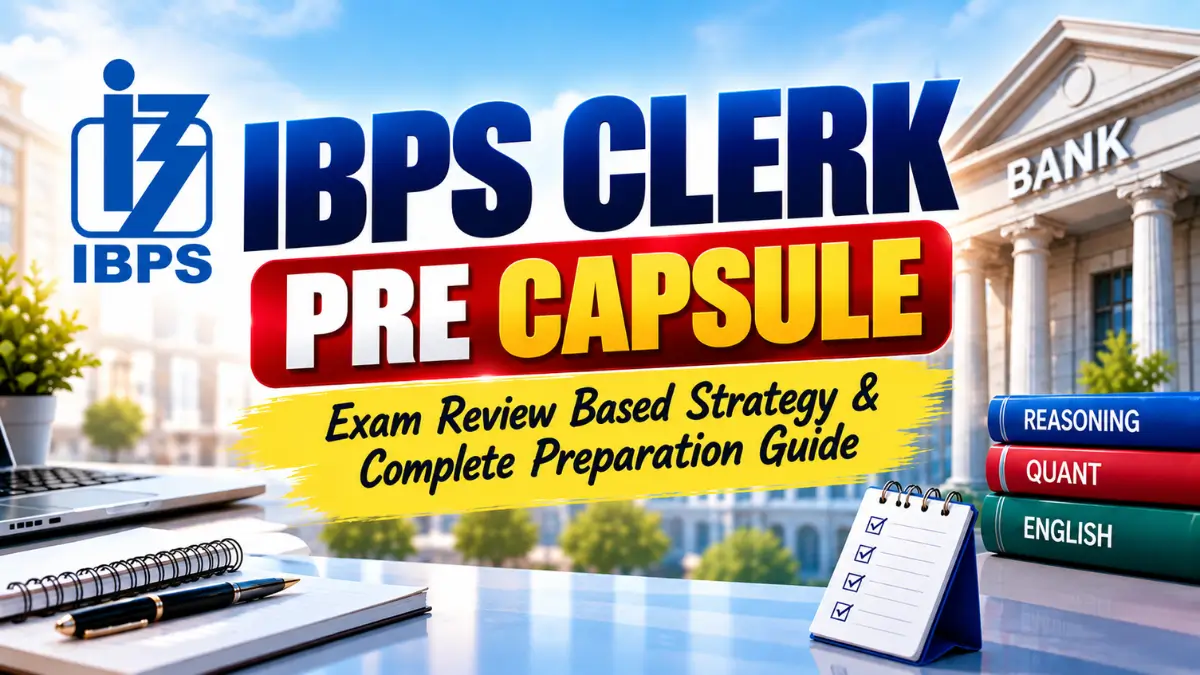 IBPS Clerk Prelims Capsule 2026, Download PDF