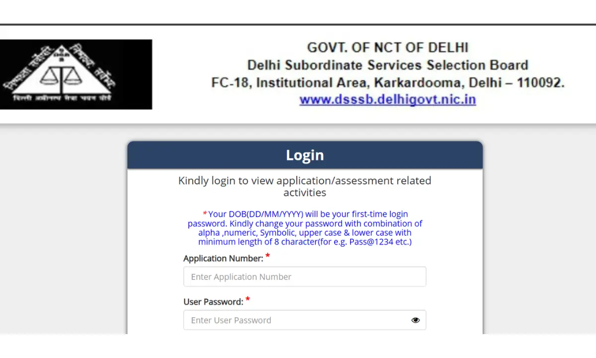 DSSSB IT Assistant Grade A Admit Card 2026 Out